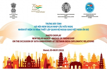 India@75: Photo-exhibition on “Delhi-Hanoi : Bridges of Friendship” 